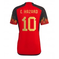 Pánský Fotbalový dres Belgie Eden Hazard #10 MS 2022 Domácí Krátký Rukáv